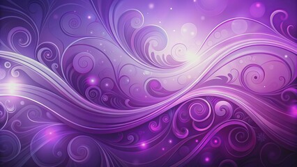 Vibrant purple abstract background with soft gradient, elegant swirls, and subtle texture, evoking creativity and sophistication.
