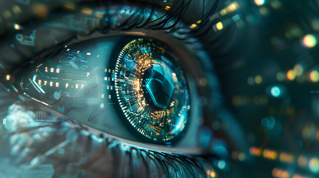 Unveiling Technological Frontier: Digital Data Through Futuristic Lenses cyberspace robotics cybernetic