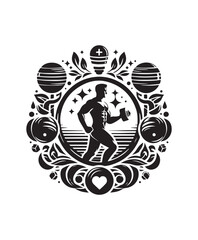 vector fitness vector art,graphics fitnesss icons set,vintage illustration fitness clipart,vector fitnesss flat style artwork design.