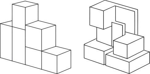 Obraz premium The technology of cloud storage is shown in continuous one-line drawings