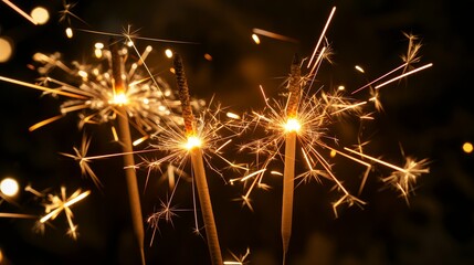 Fototapeta premium Sparkling New Year 2025