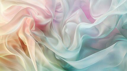 Obraz premium 流れるカラフルな布のテクスチャ