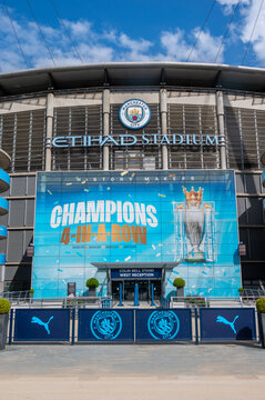 Manchester, United Kingdom. 07.17.2024  4 in a row Premier League Champions, Manchester City, Etihad Stadium. . 17th July 2024.