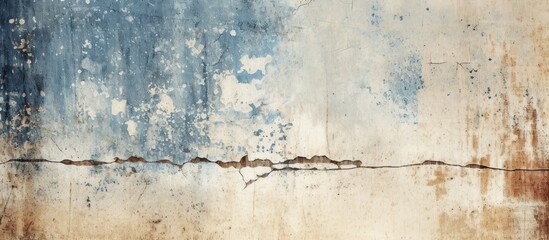 Obraz premium Abstract Wall with Cracks and Stains