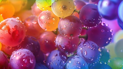 Abstract background to complement an article about selected grapes
