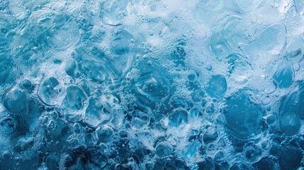 Fototapeta premium Abstract of Blue Ice