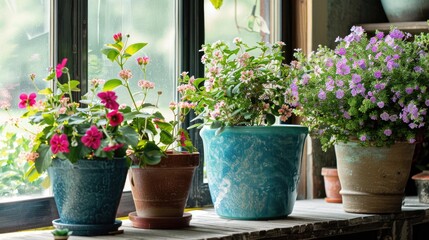 Decorating with flowerpots in interior design