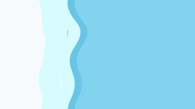 sea water wave animation transition background