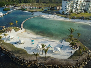 Panoramic Views of Playa Escondida, Panama