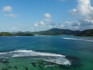 Aerial Wonders: Isla Mamey Beach, Panama