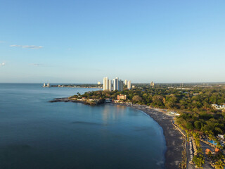 Aerial View of Playa Gorgona, Panama