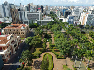 Belo Horizonte's Iconic Pra&ccedil;a da Liberdade from Above