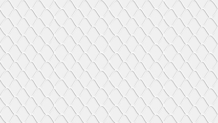 Seamless White Net Geometric Pattern Background