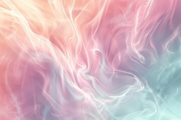 Obraz premium swirling abstract background with soft pastel hues blending seamlessly dreamy and ethereal atmosphere with gentle motion