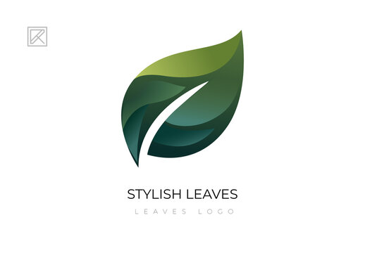 Stylish Leaves Logo