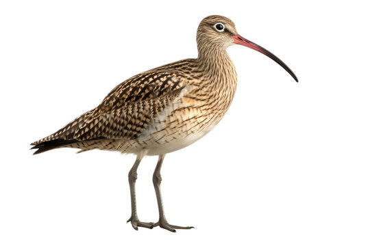 recommend clip art: Curlew with Long Beak Isolated on Transparent Background