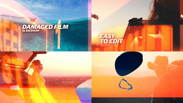 Damaged Film Slideshow