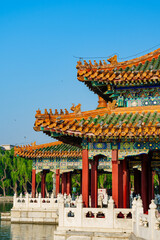 Naklejka premium Five Dragon Pavilion in Beihai Park