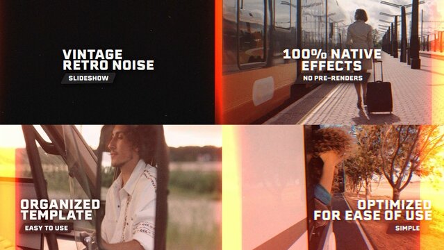 Vintage Retro Noise Leaks Slideshow