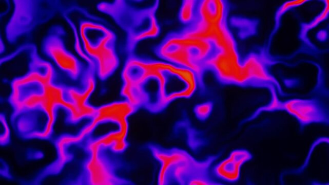 Heat map background. Liquid infrared thermographic animation. Abstract thermal gradient.