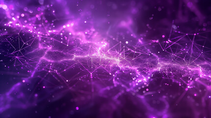 Obraz premium Futuristic Purple Technology Background or Banner