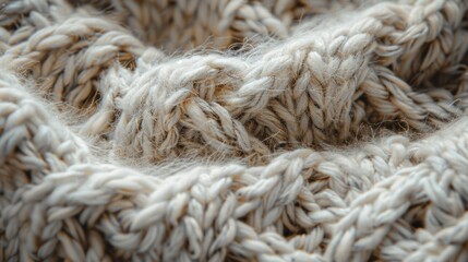 Woolen knit texture with warm soft and fuzzy surface