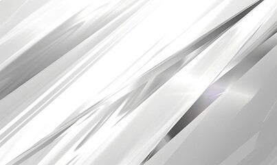 Obraz premium Abstract Silver Streaks on White Background