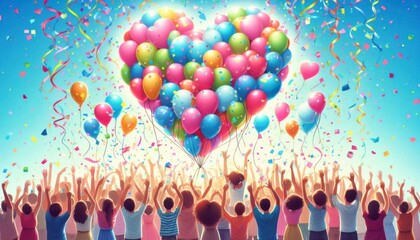 heart shaped balloons