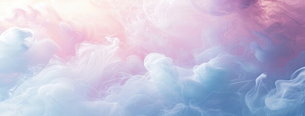 Obraz premium Abstract Colorful Smoke Swirling on Canvas
