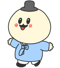 걸어가는 양반 캐릭터