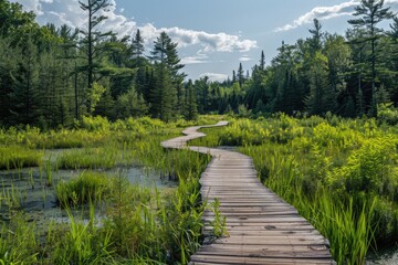Nature Preserve in Northern Minnesota: Bogs, Forests, and Boardwalk Trails
