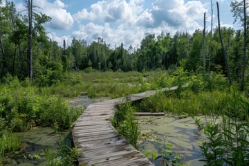 Nature Preserve in Northern Minnesota: Summer Trails through Bogs and Forests