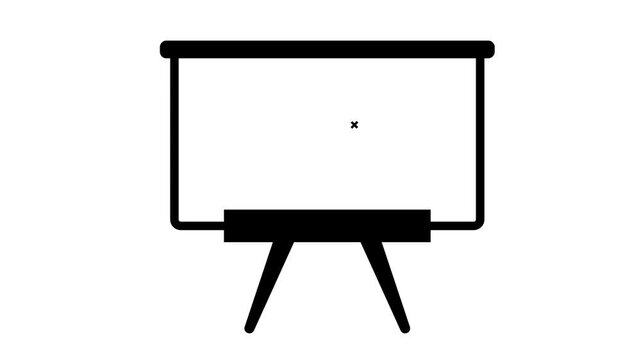 strategy on white board animation icon