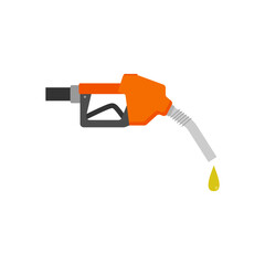 fueling nozzle gasoline vector illustration isolated on white background, diesel, gas isolated on transparent background. Art design petroleum fuel pump. Petrol station sign