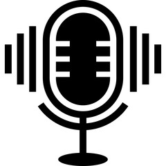 Podcast Microphone Icon