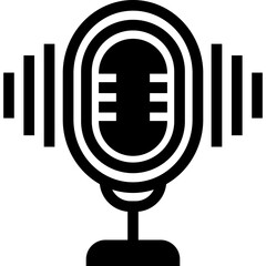 Podcast Microphone Icon