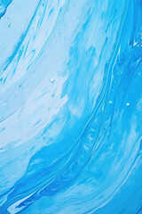 Serene Blue Swirls Abstract Art Background