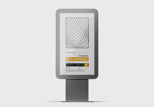 Street Billboard Mockup
