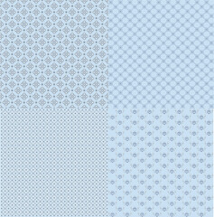 Vector damask seamless pattern background