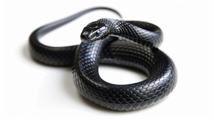 Obraz premium Ground Snake full body on white background