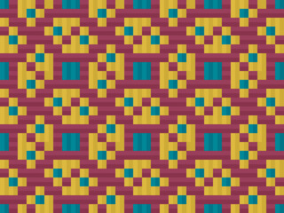 seamless traditional woven pattern called anyaman