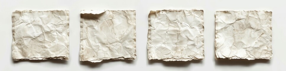 Obraz premium The image is a blank torn paper collage element isolated on a transparent background with a fantastic level of detail