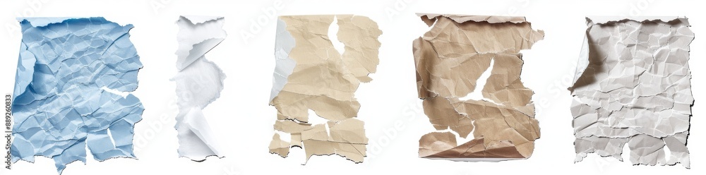 Poster hyperrealistic highly detailed isolated on transparent background png file of ripped paper border fr