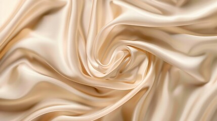 Obraz premium pastel colors , beige color , cream color , shiny fabric , pastel beige satin dress , cream colored silk blouse , shiny satin silk bedding