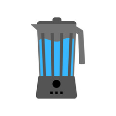 Electronic blender illustration. Cooking ware design
