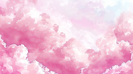 Fototapeta premium Watercolor background with abstract light pink stain