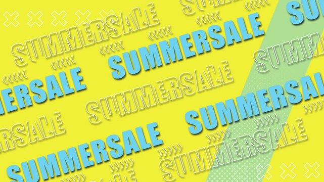 SUMMER SALE　テキストアニメーション