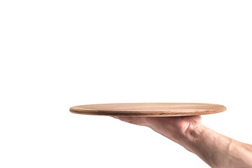 hand holding a plate