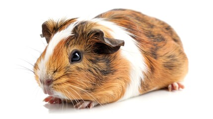 Fototapeta premium Guinea Pig full body on white background