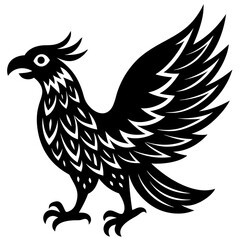 eagle with wings